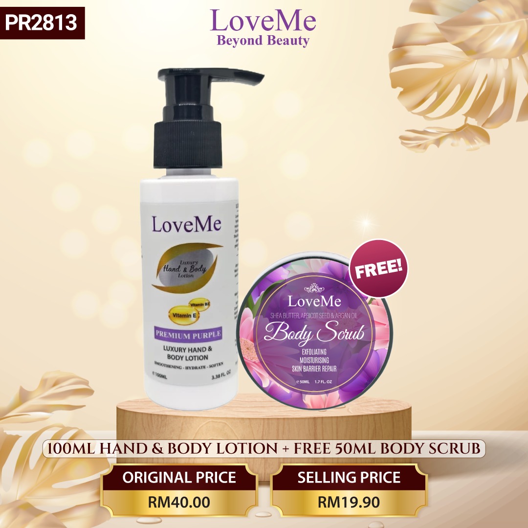 100ML LOTION FREE 50ML BODY SCRUB